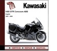 Thumbnail 2007-2008 Kawasaki 1400GTR Concours Service Repair Manual  