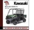 Thumbnail 2009 - 2012 Kawasaki MULE 4010 Diesel Workshop Repair Manual