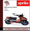 Thumbnail Aprilia SR50 Factory R Ditech 2008 - 2011 Workshop Manual