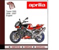 Thumbnail Aprilia Tuono 1000 2006-2007 workshop service repair manual