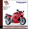 Thumbnail Triumph Sprint ST/RS 1999-2001 Workshop Service Manual Thumbnail Triumph Sprint ST/RS 1999-2001 Workshop Service Manual