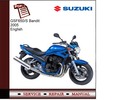 Thumbnail Suzuki GSF650/S Bandit 2005 Service Manual