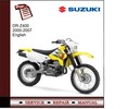 Thumbnail Suzuki DR-Z400 2000-2007 Service Manual Thumbnail Suzuki DR-Z400 2000-2007 Service Manual