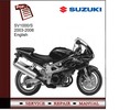 Thumbnail Suzuki SV1000/S 2003-2006 Service Manual