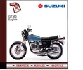 Thumbnail Suzuki GT380 Service Manual 