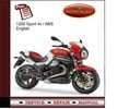 Thumbnail Moto Guzzi 1200 Sport 4v / ABS Service Manual