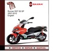 Thumbnail Gilera Runner RST 50 SP 07-10 Service Manual Thumbnail Gilera Runner RST 50 SP 07-10 Service Manual