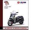 Thumbnail SYM Citycom 300i Service Manual Thumbnail SYM Citycom 300i Service Manual