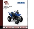 Thumbnail Yamaha YFM350X Warrior 1990-2004 Service Manual Thumbnail Yamaha YFM350X Warrior 1990-2004 Service Manual