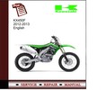 Thumbnail Kawasaki KX450F 2012-2013 Service Manual