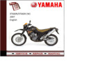 Thumbnail Yamaha xt660r/x(W) 2007 supplementary Service repair Manual Thumbnail Yamaha xt660r/x(W) 2007 supplementary Service repair Manual