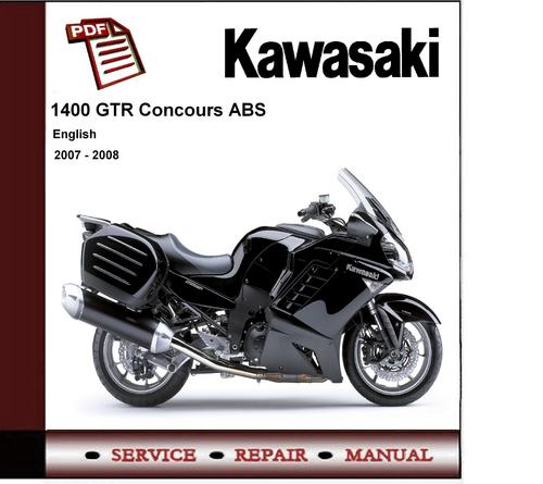 Product picture 2007-2008 Kawasaki 1400GTR Concours Service Repair Manual  