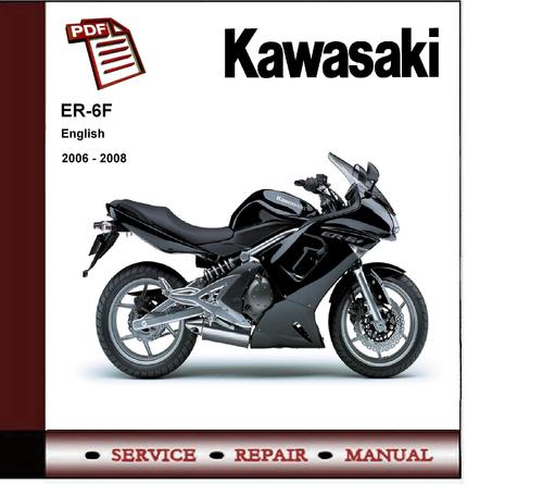 Product picture 2006-2008 Kawasaki Er-6f Er6f Ninja  Service Repair Manual 