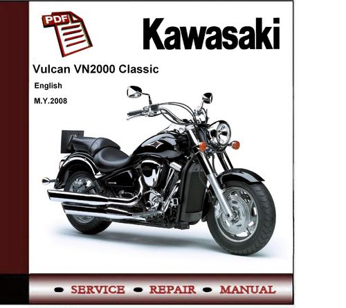 Product picture 2008 Kawasaki VN2000 Classic Workshop Service Repair Manual