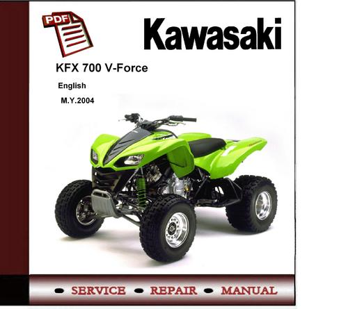 Product picture 2004 Kawasaki KFX700 KFX700V V-Force Service Repair Manual
