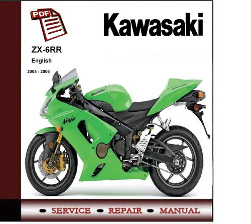 Product picture 2005 - 2006 Kawasaki ZX-6RR Workshop Service Repair Manual
