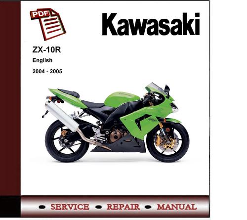 Product picture 2004 - 2005 Kawasaki Ninja ZX-10R Service Repair Manual