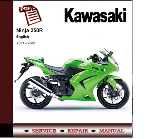 Product picture 2007 - 2008 Kawasaki Ninja 250R 250 Service Repair Manual