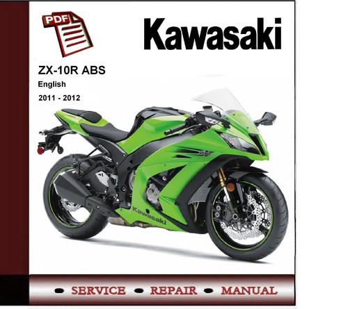 Product picture Kawasaki ZX-10R ZX10R 2011 - 2012 Workshop Service Manual 