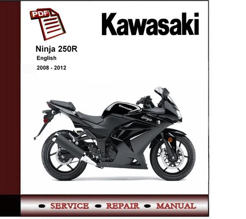 Product picture 2008 - 2012 Kawasaki Ninja 250R EX250 Service Repair Manual 