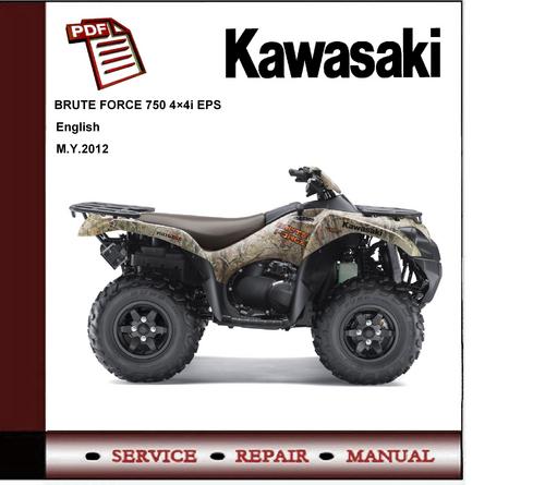Product picture 2012 Kawasaki Brute Force 750 KVF750 Service Repair Manual  