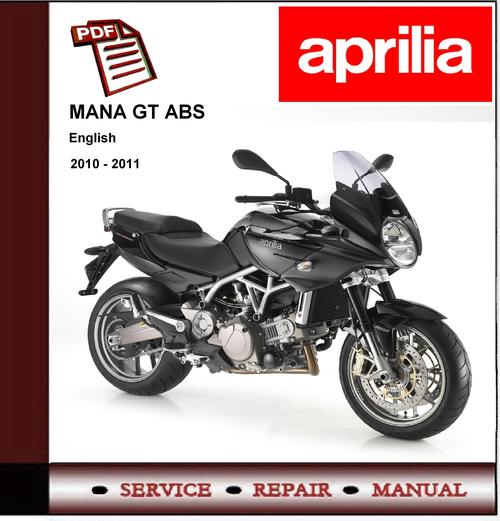 Product picture Aprilia MANA GT ABS 2010 - 2011 Workshop Service Manual