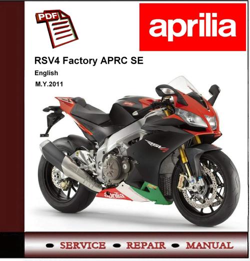 Product picture Aprilia RSV4 Factory APRC SE M.Y.11 Workshop Service Manual