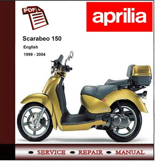Product picture Aprilia Scarabeo 150 1999 - 2004 Workshop Service Manual