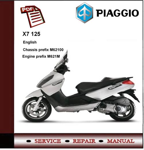 Product picture Piaggio X7 125 Workshop Service Repair Manual