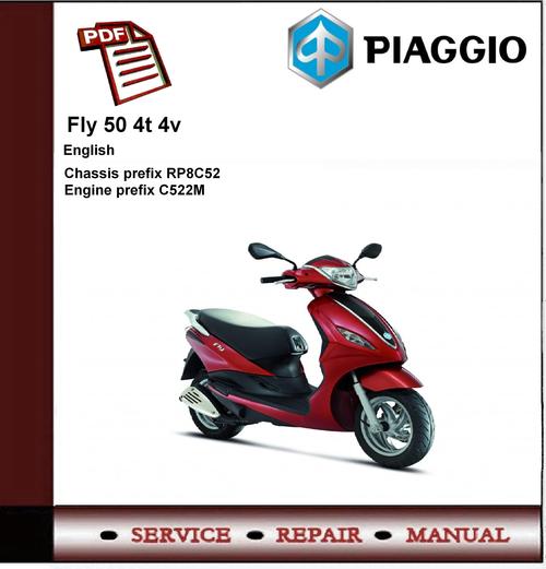 Product picture Piaggio Fly 50 4t 4v Workshop Service Repair Manual