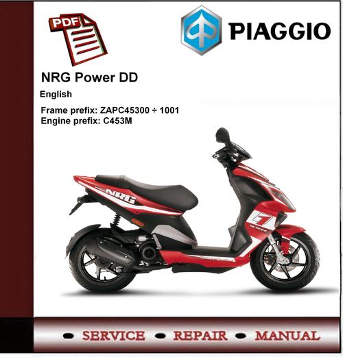 Product picture Piaggio NRG Power DT Workshop Service Repair Manual