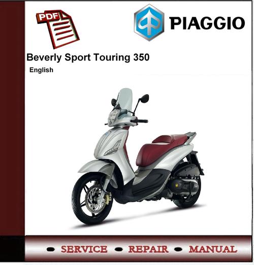 Product picture Piaggio Beverly Sport Touring 350 Workshop Service Manual