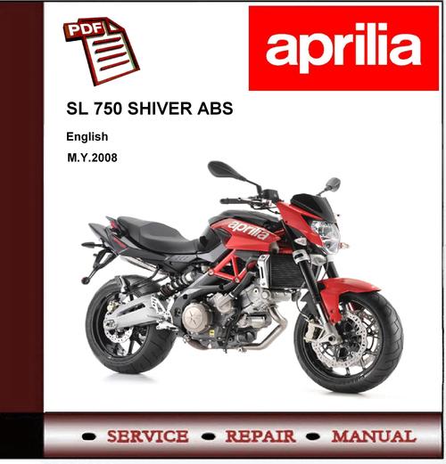 Product picture Aprilia SL 750 SHIVER ABS Workshop Repair Service Manual
