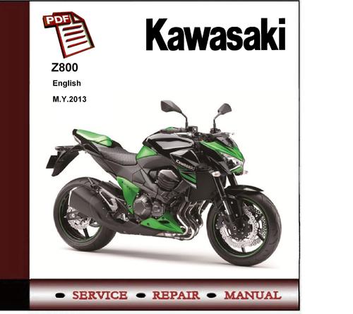 Product picture Kawasaki Z800 ABS 2013 Workshop Service Repair Manual
