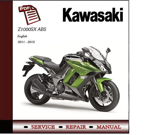 Product picture Kawasaki Z1000SX ABS 2011 - 2013 Workshop Service Manual
