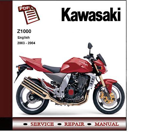 Product picture Kawasaki Z1000  2003 - 2004 Workshop Service Manual