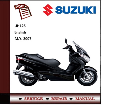 Product picture Suzuki UH125 Burgman 125 Workshop Service Manual 