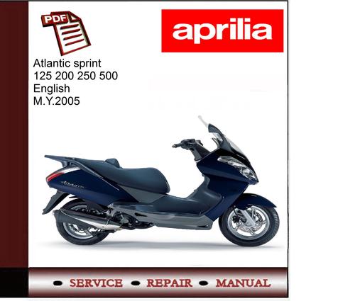 Product picture Aprilia Atlantic Sprint 125 200 250 500  M.Y.2005