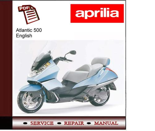 Product picture Aprilia Atlantic 500 workshop service repair manual