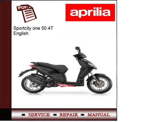 Product picture Aprilia sportcity one 50 4T workshop service repair manual