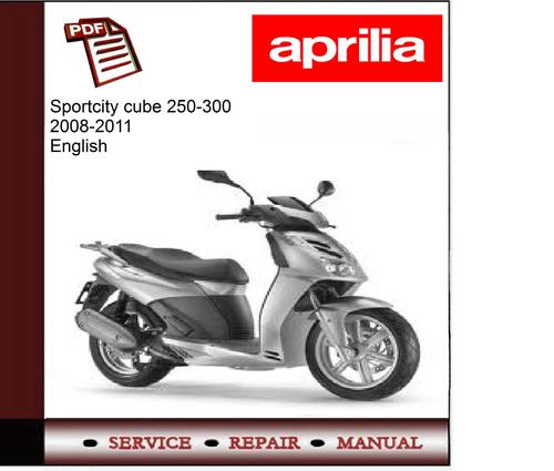 Product picture Aprilia sportcity cube 250  300 08-11 workshop repair manual