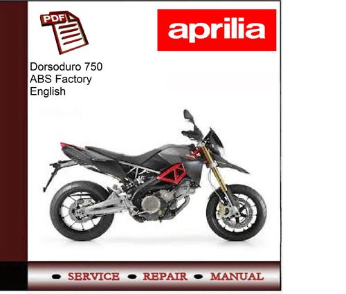 Product picture Dorsoduro 750 ABS Factory workshop service repair manual