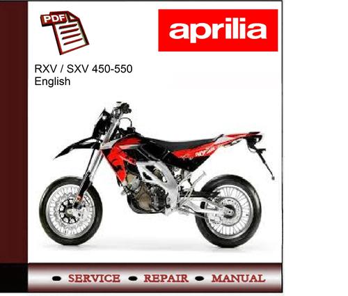 Product picture Aprilia rxv/sxv 450-550 workshop service repair manual