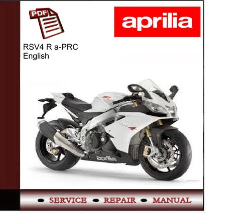Product picture Aprilia RSV4 R a-PRC Workshop Service Manual