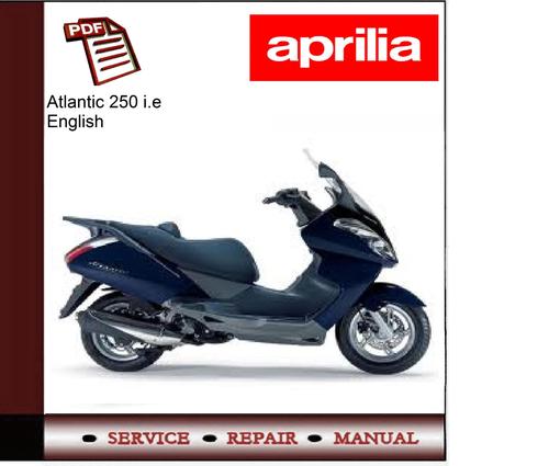 Product picture Aprilia Atlantic 250 i.e. 06 Workshop Service Manual 