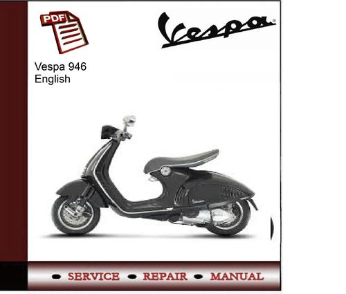 Product picture Vespa 946 Workshop Service Manual 