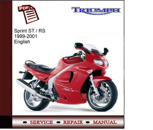Product picture Triumph Sprint ST/RS 1999-2001 Workshop Service Manual 