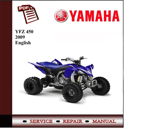 Product picture Yamaha YFZ450 2009 Workshop Service Manual