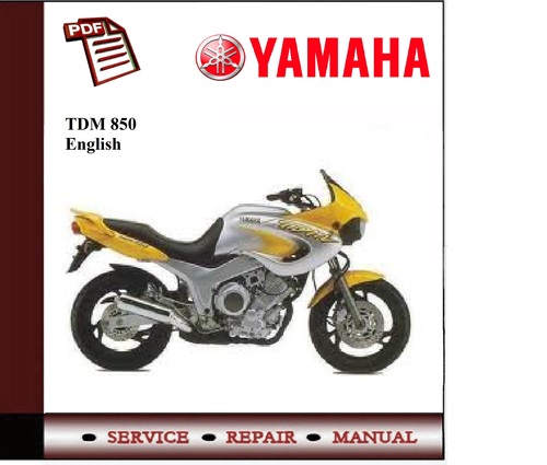 Product picture Yamaha TDM 850 96-99 Workshop Service Manual