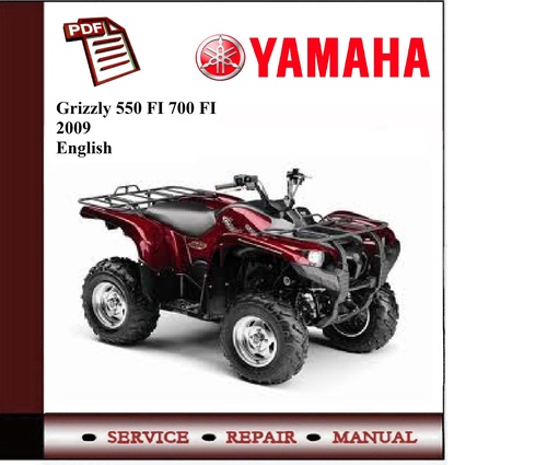 Product picture Yamaha Grizzly 550 FI 700 FI 09 - 11 Workshop Service Manual